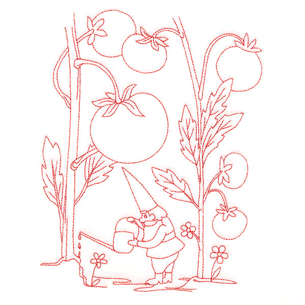 Vegetable Patch Garden Gnomes - Tomatoes