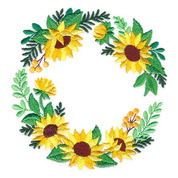 Sunny Sunflower Wreath