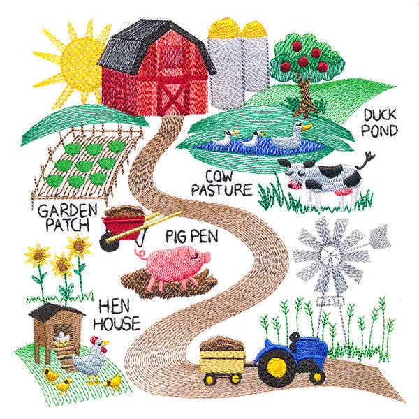 Countryside Farm Map