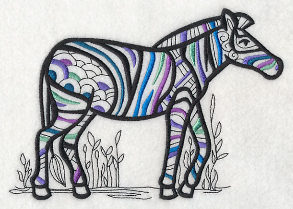 Safari Chic Zebra (Blackwork)
