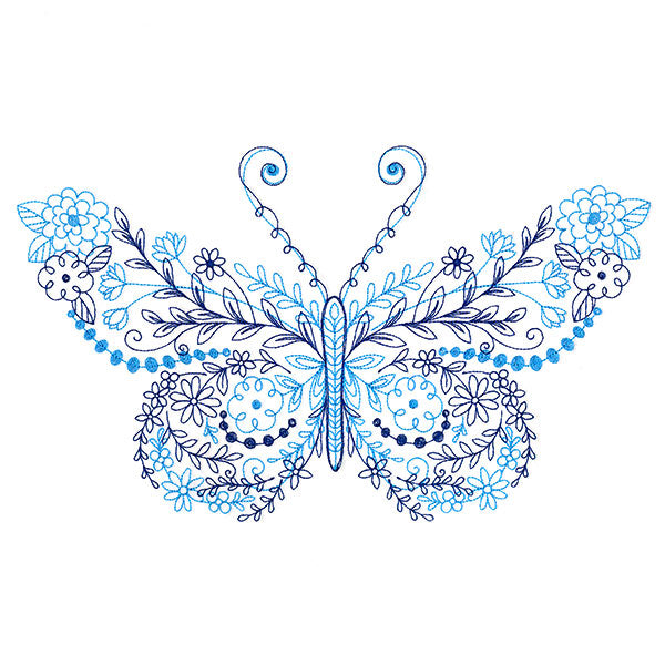 Flourishing Doodles Butterfly