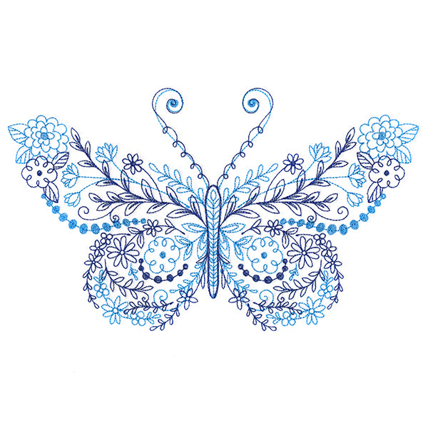 Flourishing Doodles Butterfly