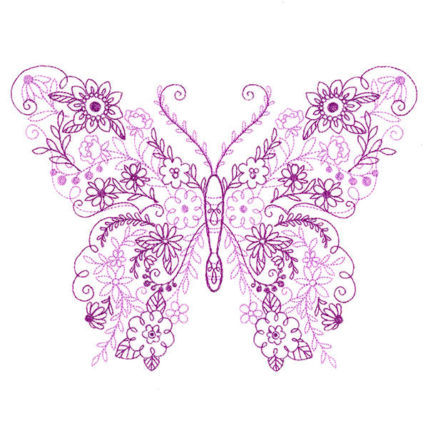 Blooming Doodles Butterfly