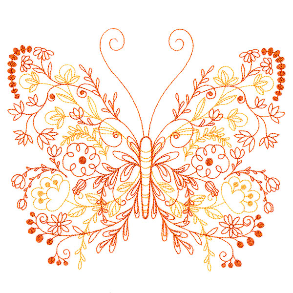 Budding Doodles Butterfly