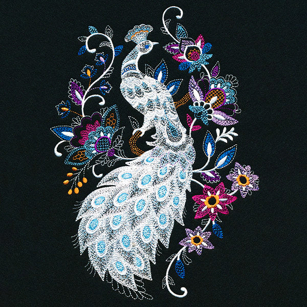 Fancy Jacobean Peacock