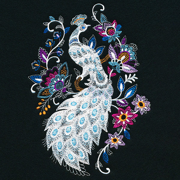 Fancy Jacobean Peacock