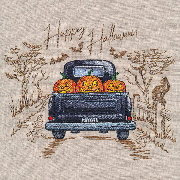 Halloween Retro Truck Medley