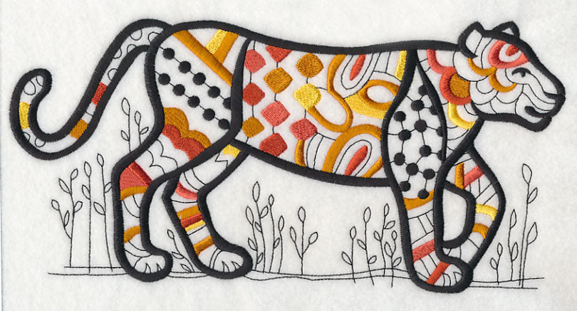 Safari Chic Jaguar (Blackwork)