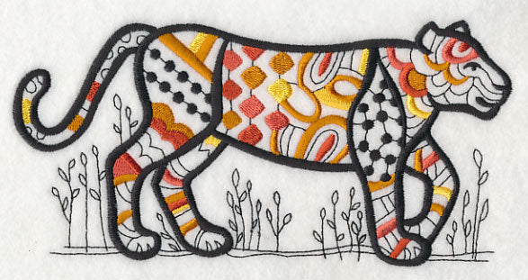 Safari Chic Jaguar (Blackwork)