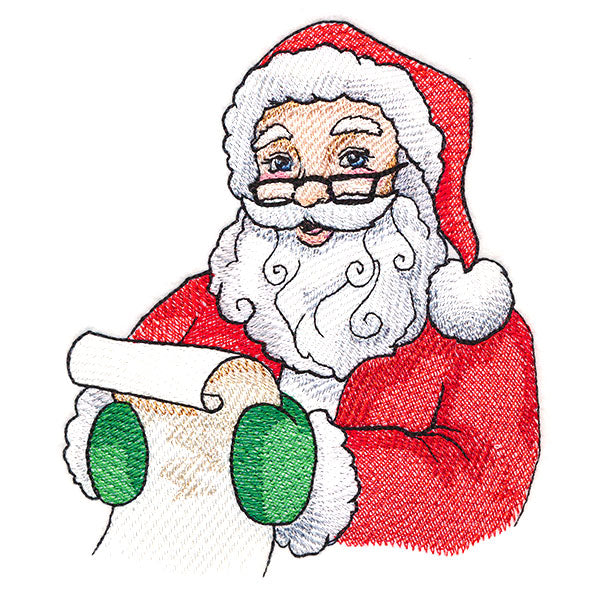 Checking His List Santa