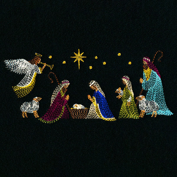 Peaceful Manger Scene