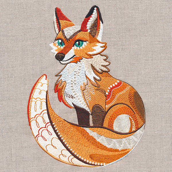 Textured Autumn Fox