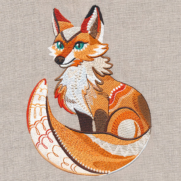 Textured Autumn Fox