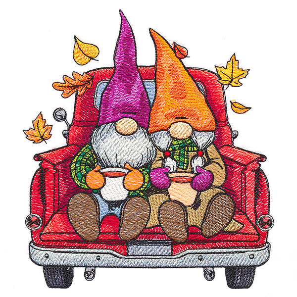 Cozy Gnome Retro Truck