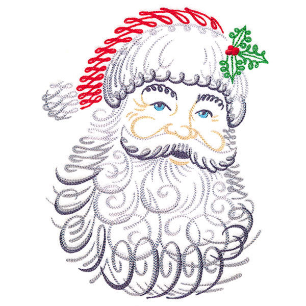 Calligraphic Santa Claus