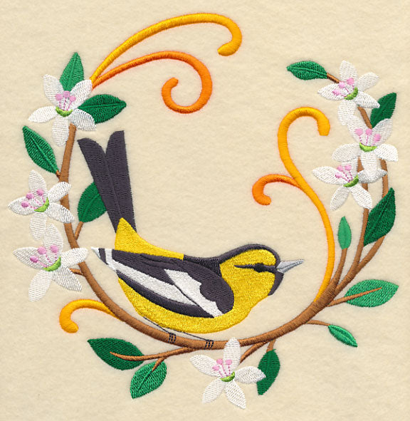 Bullock's Oriole Wreath