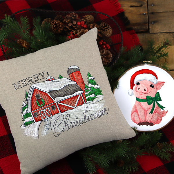 Precious Christmas Piglet