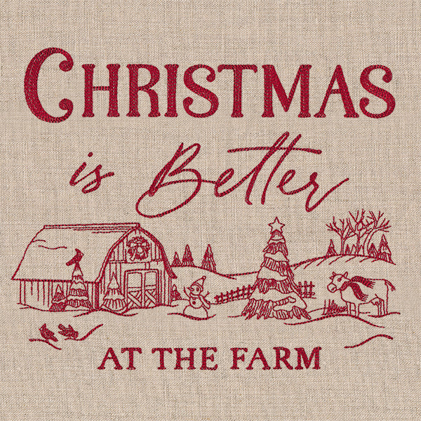 Christmas Is Better On The Farm Market Sign