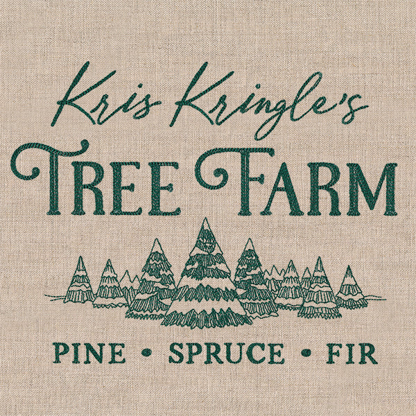 Kris Kringle's Tree Farm Market Sign