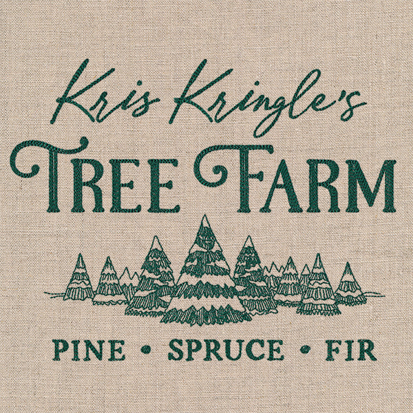 Kris Kringle's Tree Farm Market Sign