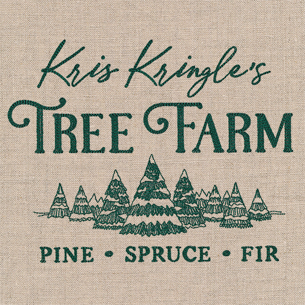 Kris Kringle's Tree Farm Market Sign