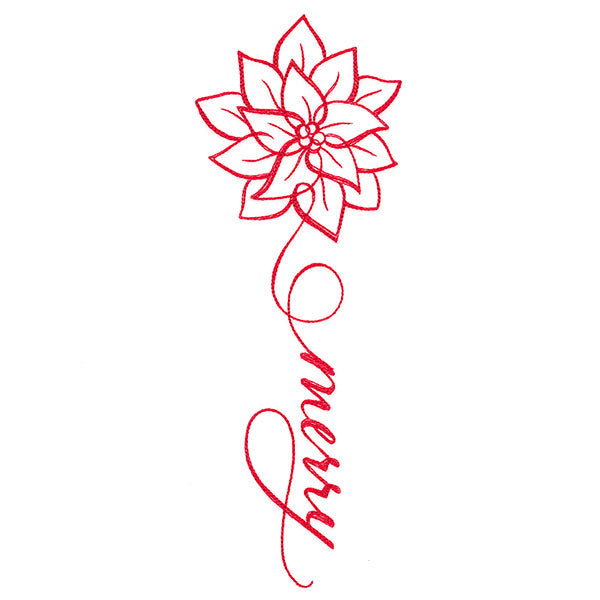 Festive Flourishes Calligraphy - Merry
