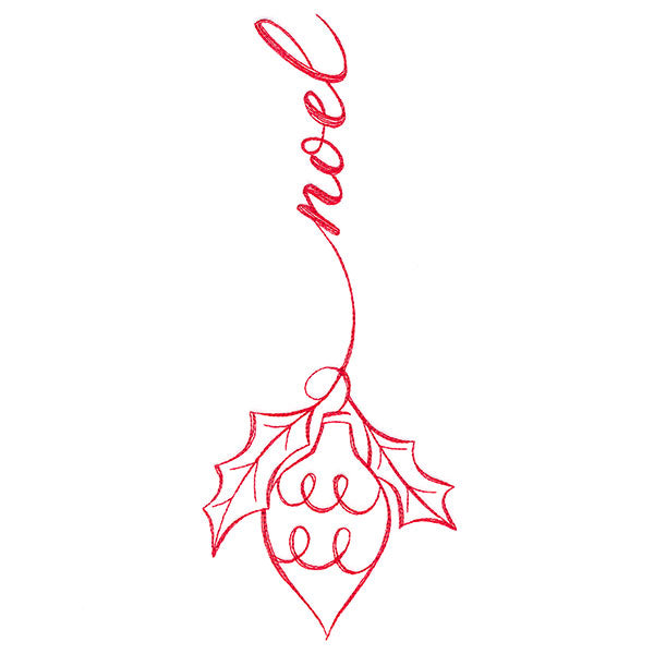 Festive Flourishes Calligraphy - Noel