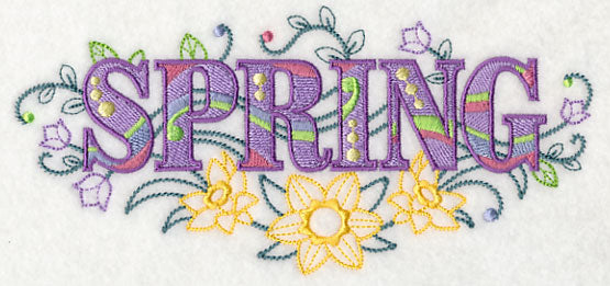 Spring with Vintage Flower Fade