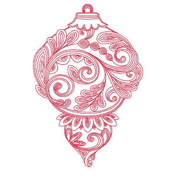 Very Merry Swirls - Ornament