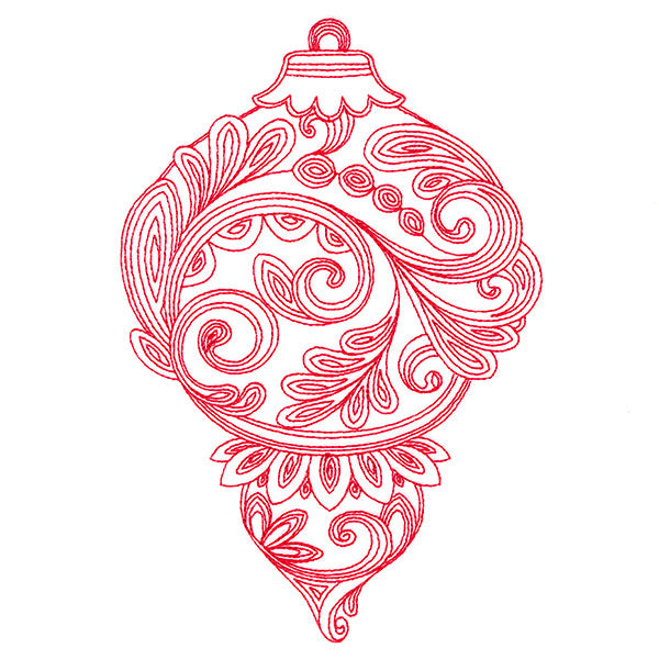 Very Merry Swirls - Ornament