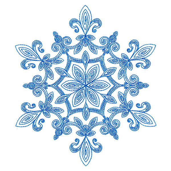 Very Merry Swirls - Snowflake