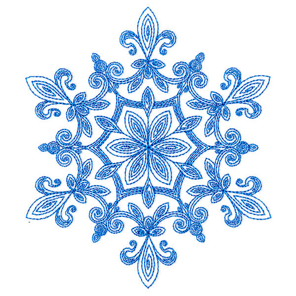 Very Merry Swirls - Snowflake