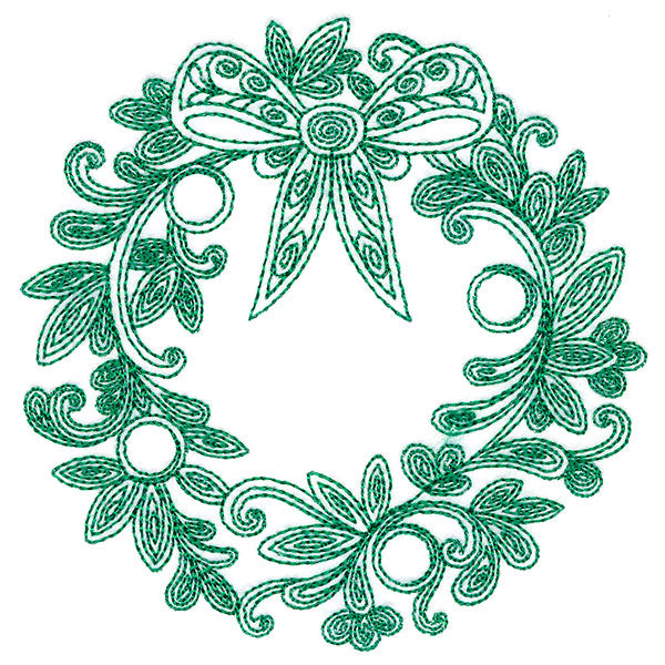 Very Merry Swirls - Wreath