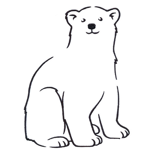 Snuggly Winter Polar Bear