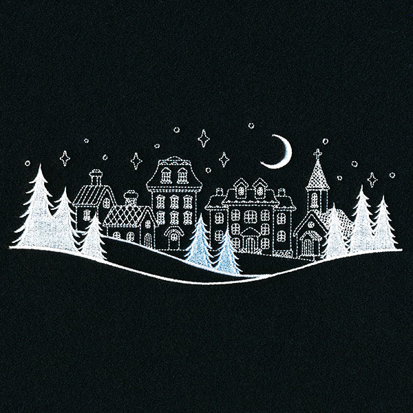 Peaceful Winter Village