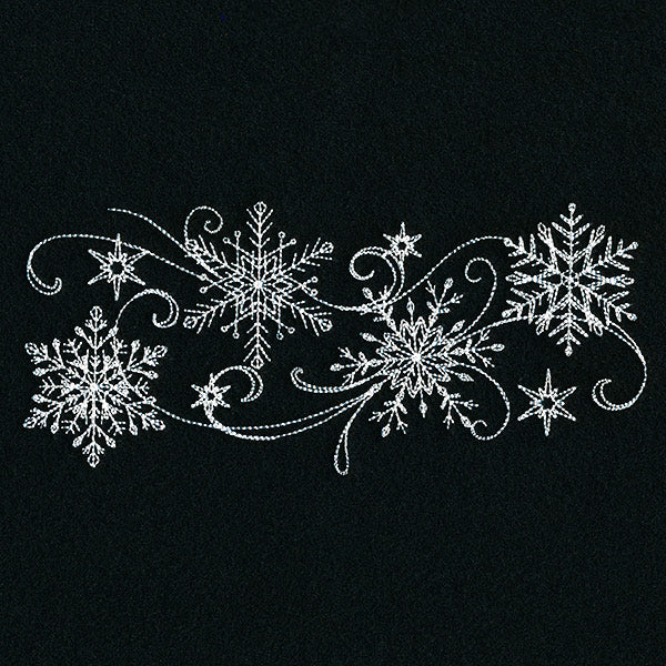 Frosty Winter Border