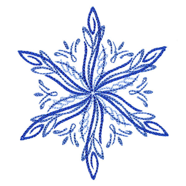 Winter Snowflake Calligraphy 3