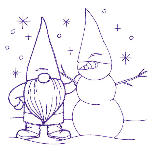 Gnome Through the Seasons - January