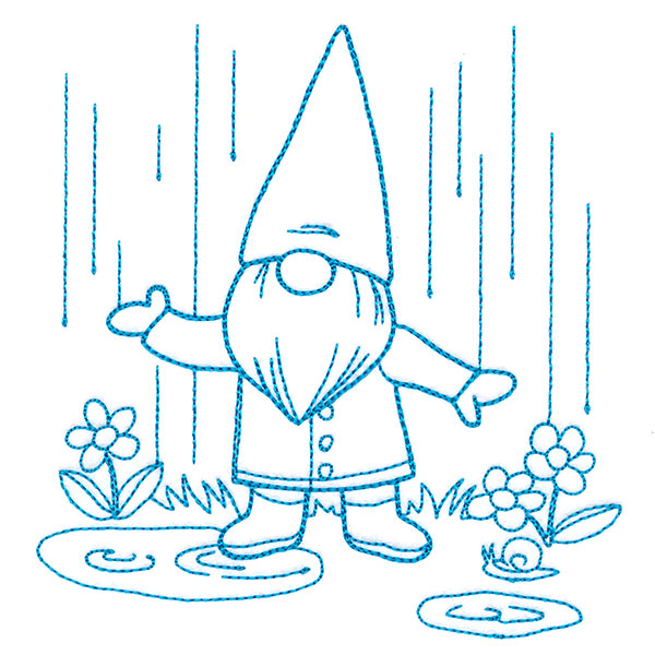 Gnome Through the Seasons - April