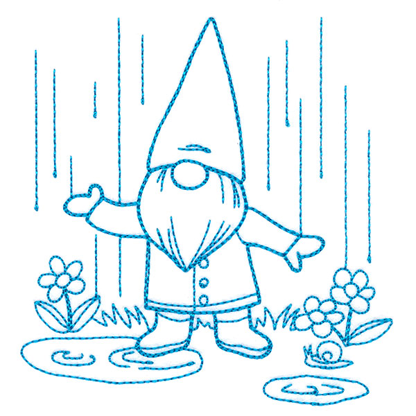 Gnome Through the Seasons - April