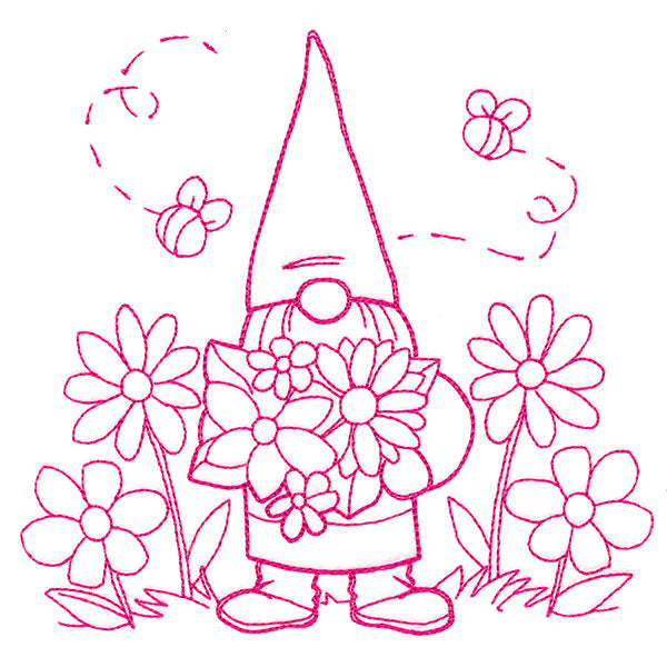 Gnome Through the Seasons - May