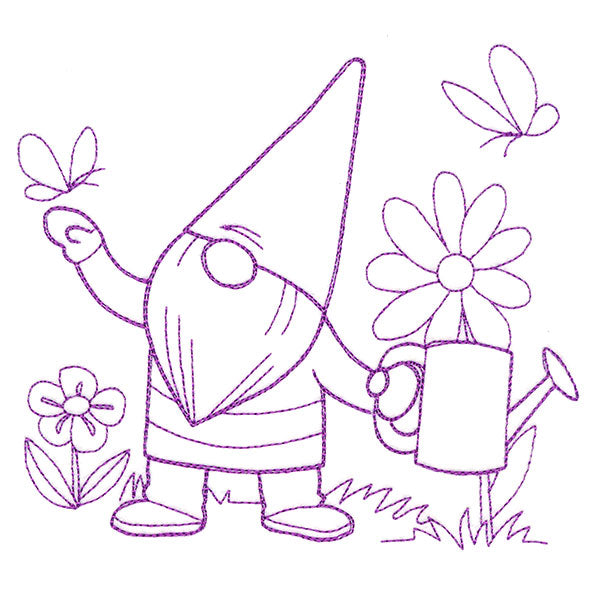 Gnome Through the Seasons - June