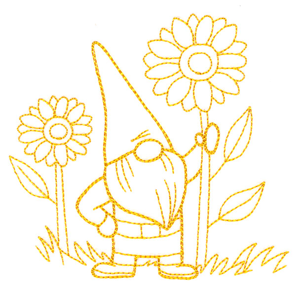 Gnome Through the Seasons - August