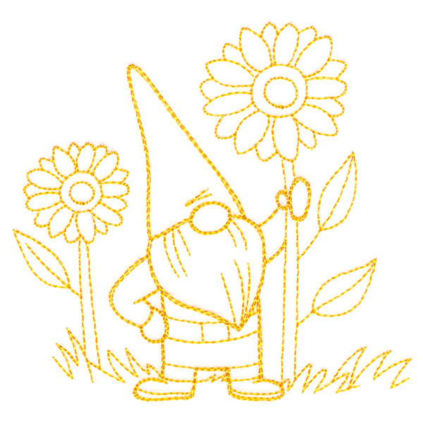 Gnome Through the Seasons - August