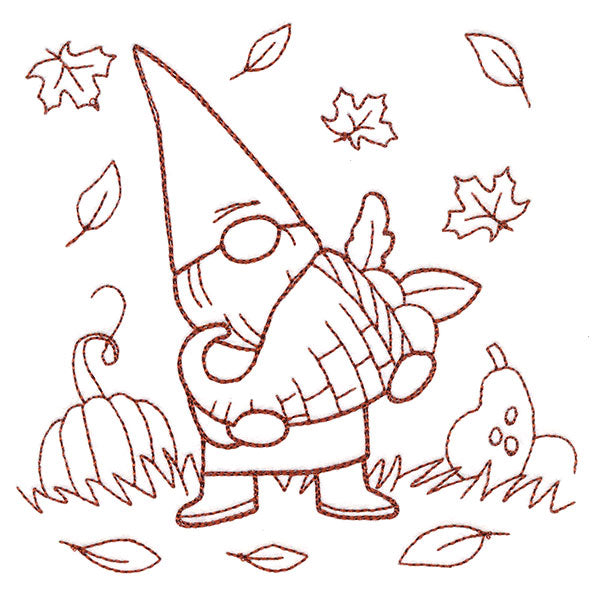 Gnome Through the Seasons - November