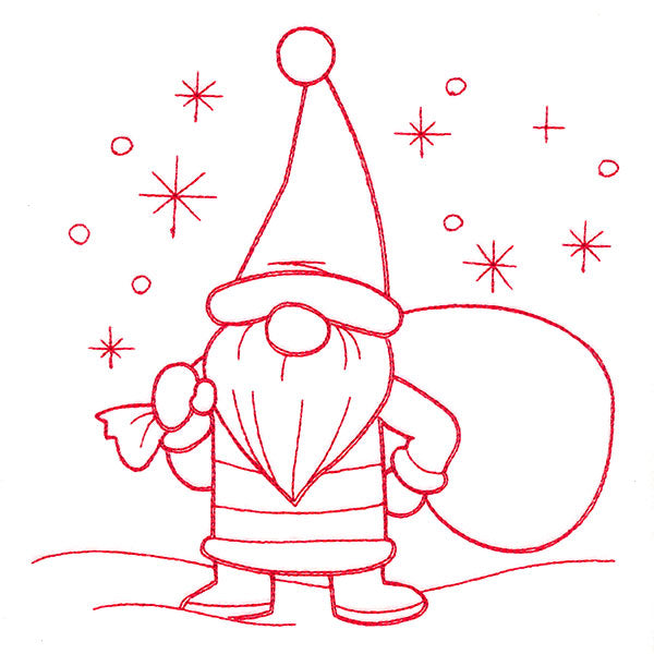 Gnome Through the Seasons - December