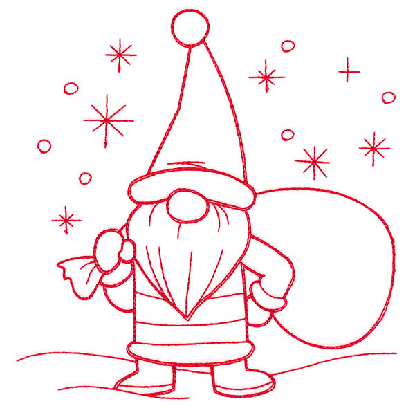 Gnome Through the Seasons - December