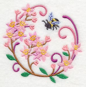 Let It Bee Flower Wreath