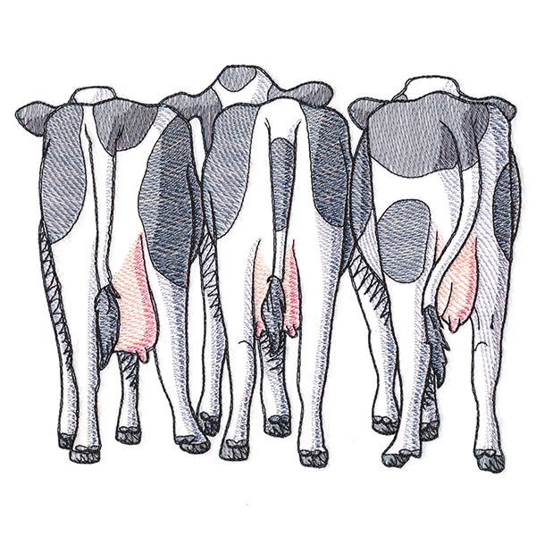 Cow Trio - Back