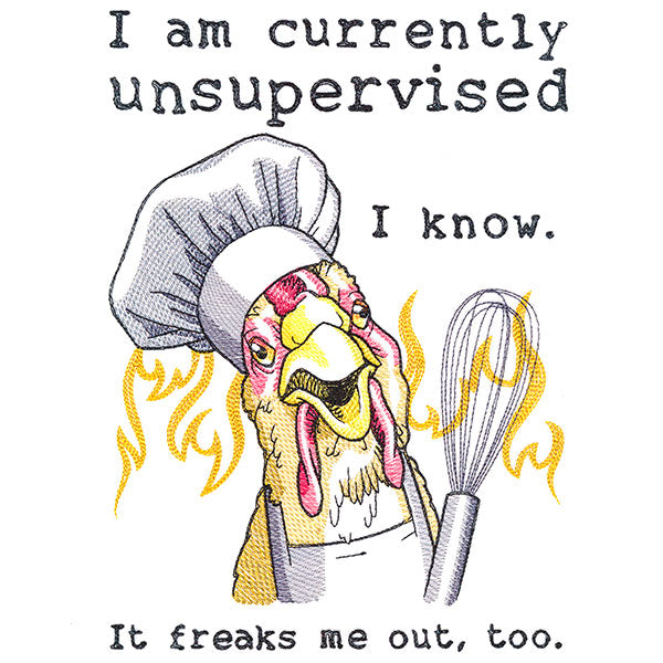 Currently Unsupervised Chicken